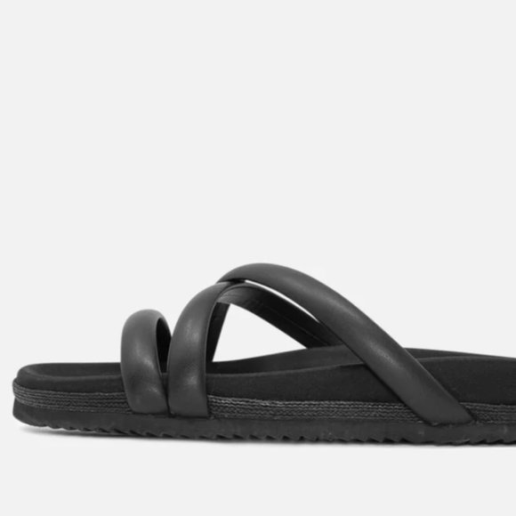 ROAM NWT Womens Tubey Sandals Black - Picture 2 of 4